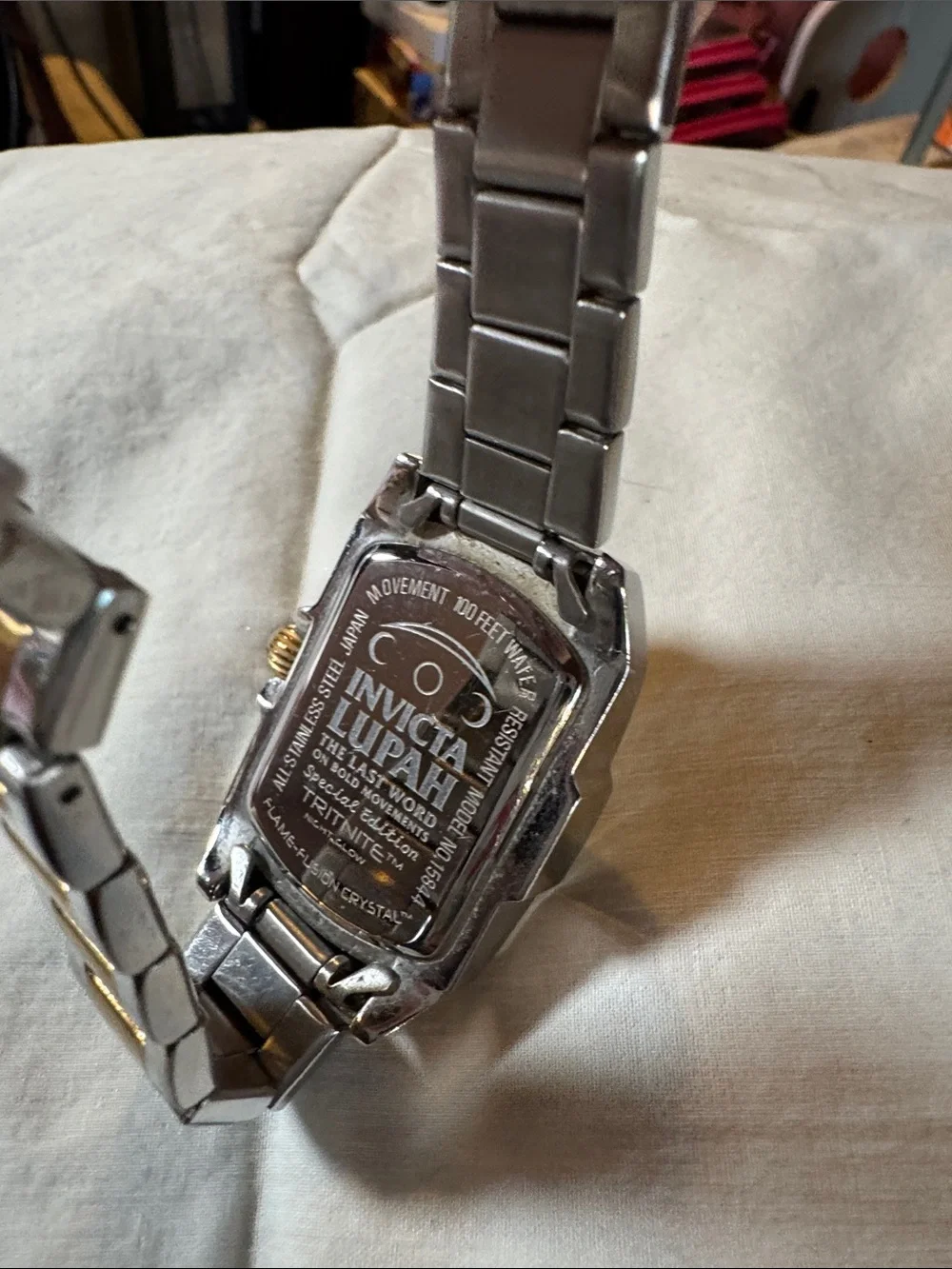 Invicta Lupah “The Last Word” Silver and Gold Two-Tone Men's Watch